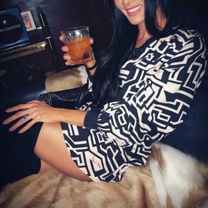 H&M x Richard Allen Pattered Dress